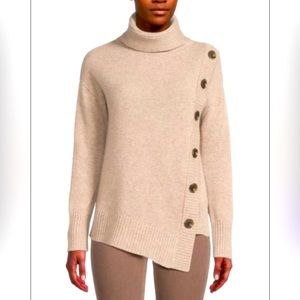 Saks Fifth Avenue Cashmere Turtleneck Sweater - Size medium